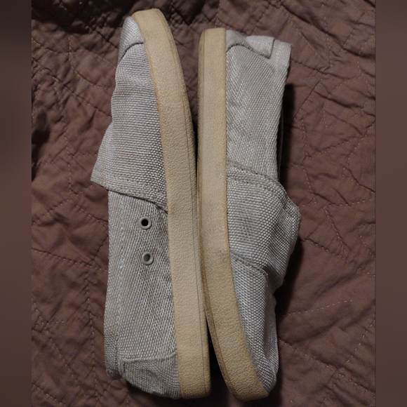 Toms Slip On Loafer Sneaker Fabric Flat Womens 7.5 - Picture 5 of 5